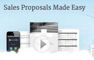 Quote Roller - create professional proposals in minutes.