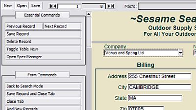Sesame Database Manager screenshot 1