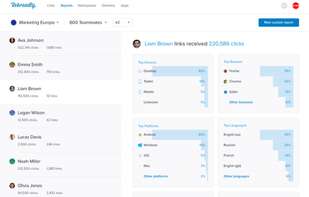 Rebrandly screenshot 2