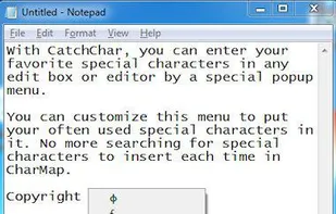 CatchChar screenshot 1