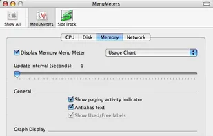 MenuMeters screenshot 1