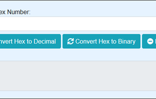 Hex 2 Binary screenshot 1