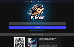 Flink URL Shortener screenshot 1