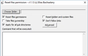 ResetPermission screenshot 1