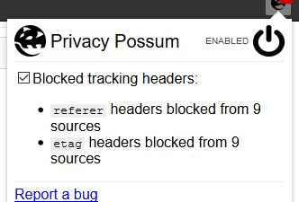 Privacy Possum For Firefox