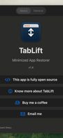 TabLift screenshot 1
