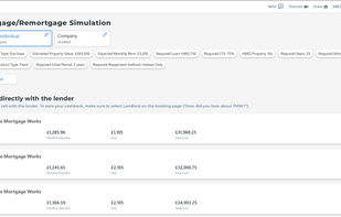 Remortgage simulation & insights