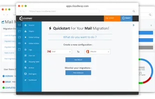 Mail Migration:
Office 365 
G Suite
Exchange
Zimbra
Amazon Workmail
IBM Notes (Lotus Notes)
IMAP