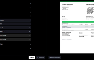 Create a new invoice