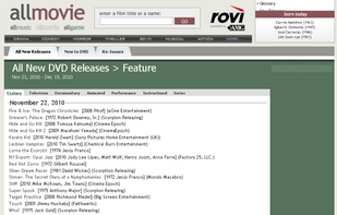 All New DVD Releases