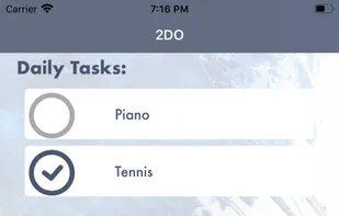 2Do - Create a Habit screenshot 1