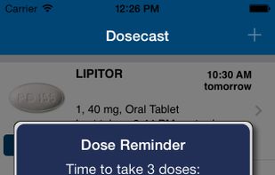 DoseCast screenshot 1