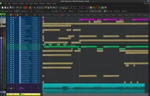 MusE Sequencer screenshot 1