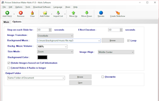 Picture Slideshow Maker 4dots screenshot 1