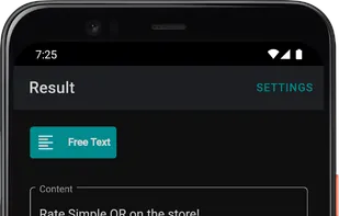 Simple QR screenshot 1