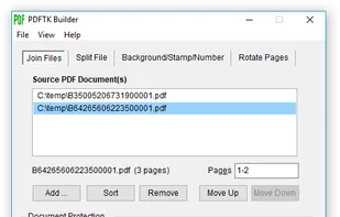 PDFTK Builder screenshot 1