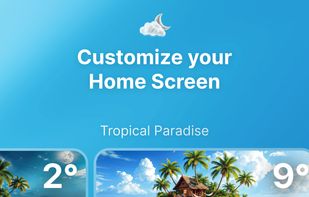 Customize homescreen