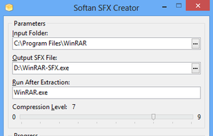 Softan SFX Creator screenshot 1