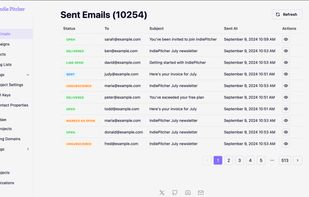 IndiePitcher screenshot 1
