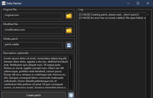 Patch creation mode