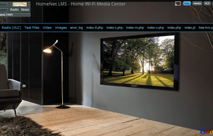 HomeNet LMS - home page full screen