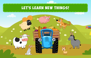 The Blue Tractor: Games for Kids screenshot 1