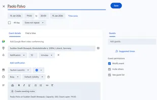 Text2Event screenshot 1