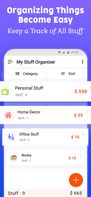 My Stuff Organizer screenshot 2