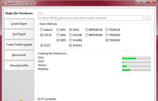 Exactfile screenshot 1