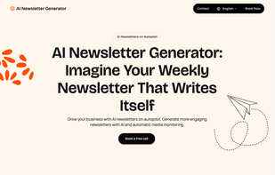  AI Newsletter Generator  screenshot 1