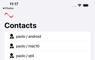 iOS: contacts