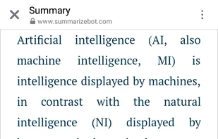 SummarizeBot screenshot 3