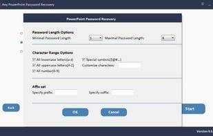 Any PowerPoint Password Recovery screenshot 1