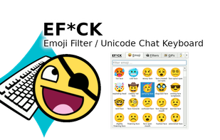 EF*CK Chat Keyboard screenshot 1
