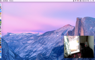 CamDesk running on Mac OS X
