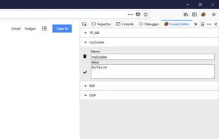 Cookie-Editor screenshot 1