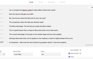 Steve AI screenshot 2