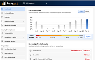 Runecast screenshot 1