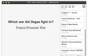 gFlashcards screenshot 1