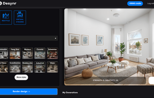 ai virtual staging dashboard