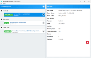 Taurus Exam Simulator screenshot 3