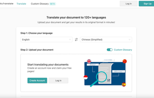 Create an account to start translating