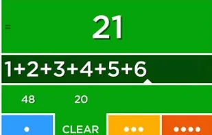 Solve - A colorful calculator screenshot 1