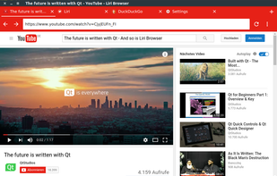 Liri Browser screenshot 1
