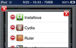 SBSettings screenshot 1