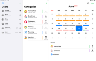 Days tracking screenshot 1