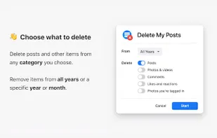 Delete My Posts screenshot 1