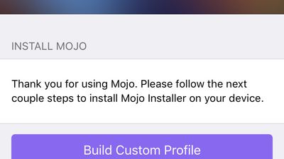 Mojo Installer Build Page