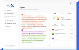 Plagiarism Checker X screenshot 1