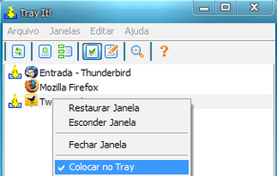 TrayIt! screenshot 1